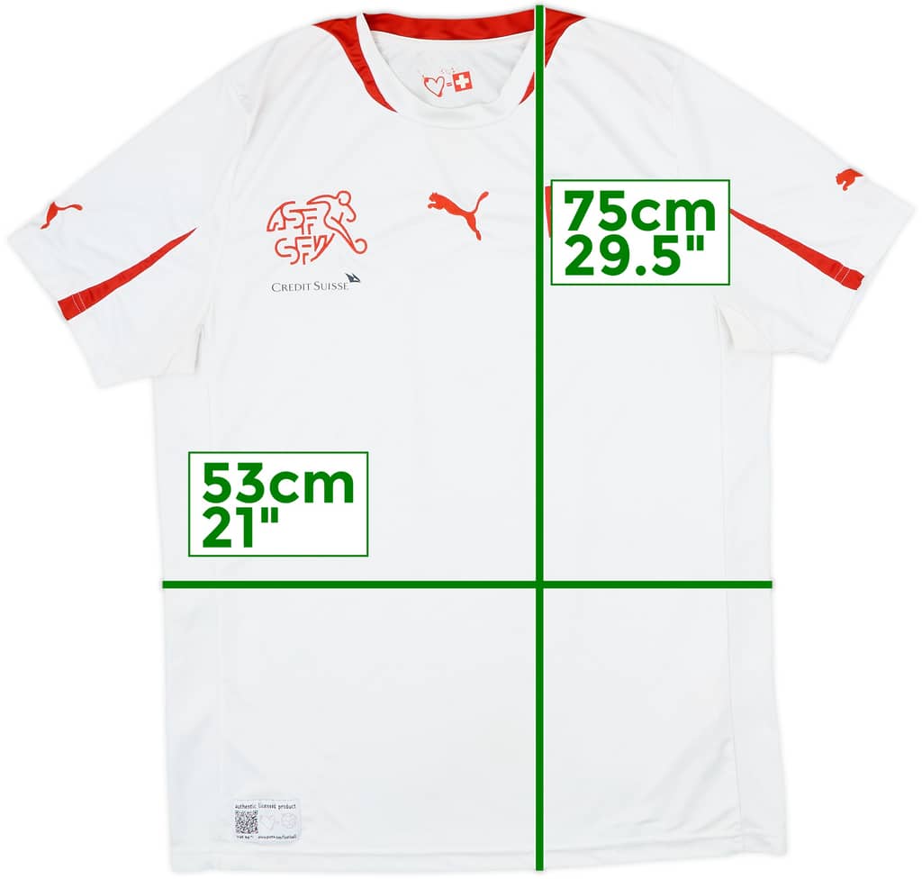 2012-14 Switzerland Away Shirt - 6/10 - (L)
