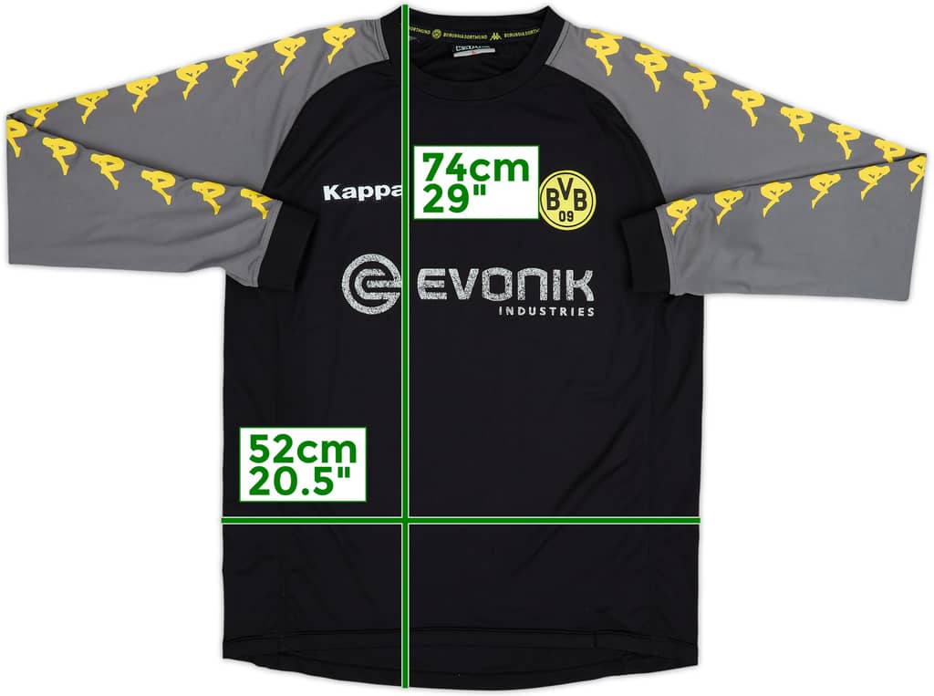 2011-12 Borussia Dortmund Kappa Training L/S Shirt - 6/10 - (L)