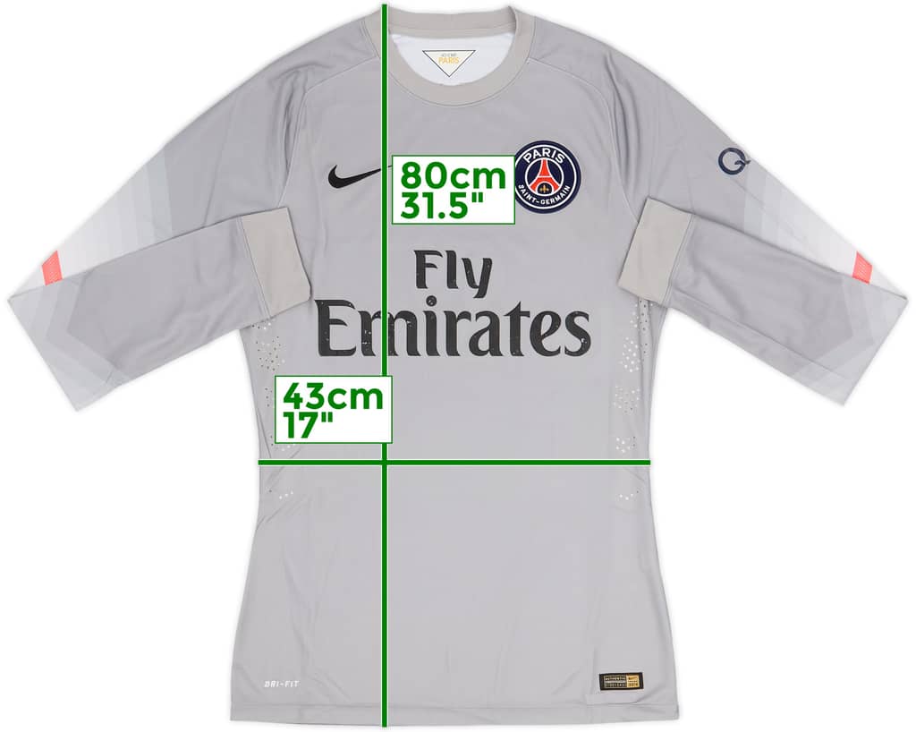 2014-15 Paris Saint-Germain Player Issue GK Shirt - 7/10 - (M)