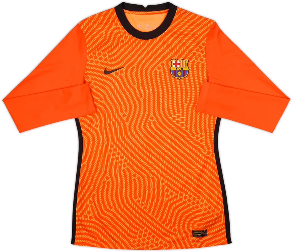 2020-21 Barcelona Authentic GK Shirt - 10/10 - (S)