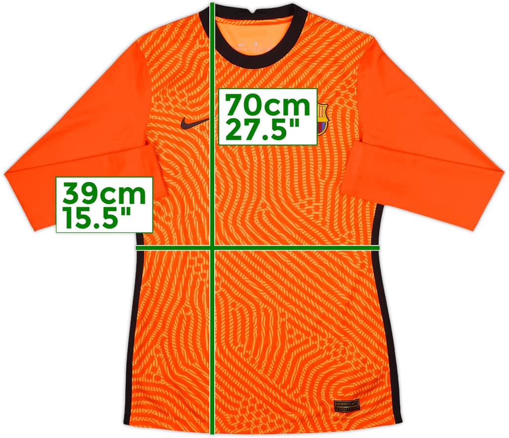 2020-21 Barcelona Authentic GK Shirt - 10/10 - (S)