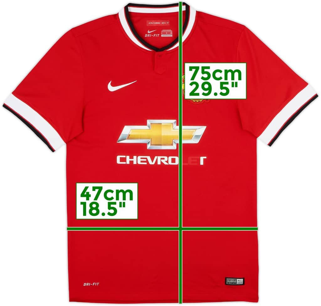 2014-15 Manchester United Home Shirt - 4/10 - (S)