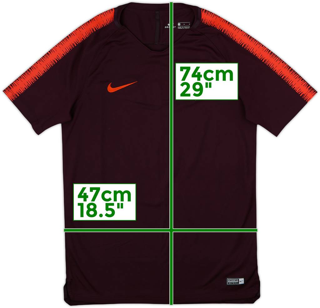 2018-19 Roma Nike Training Shirt - 9/10 - (M)