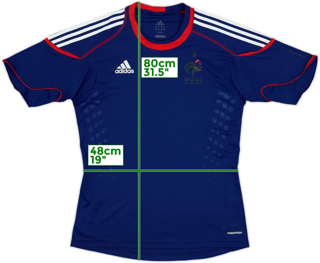 2010-11 France adidas Formotion Training Shirt - 6/10 - (L)