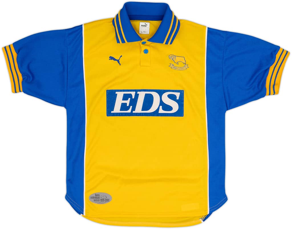 1999-01 Derby County Away Shirt - 8/10 - (XL.Boys)