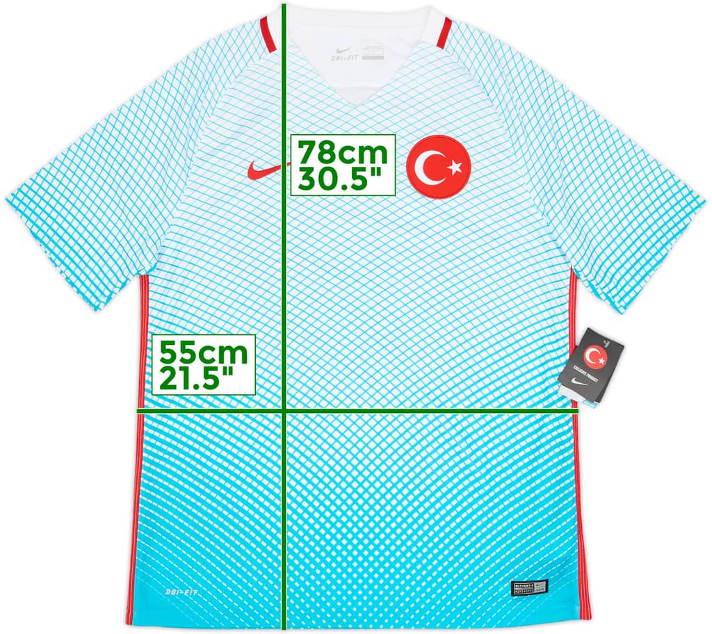 2016-17 Turkey Away Shirt (L)