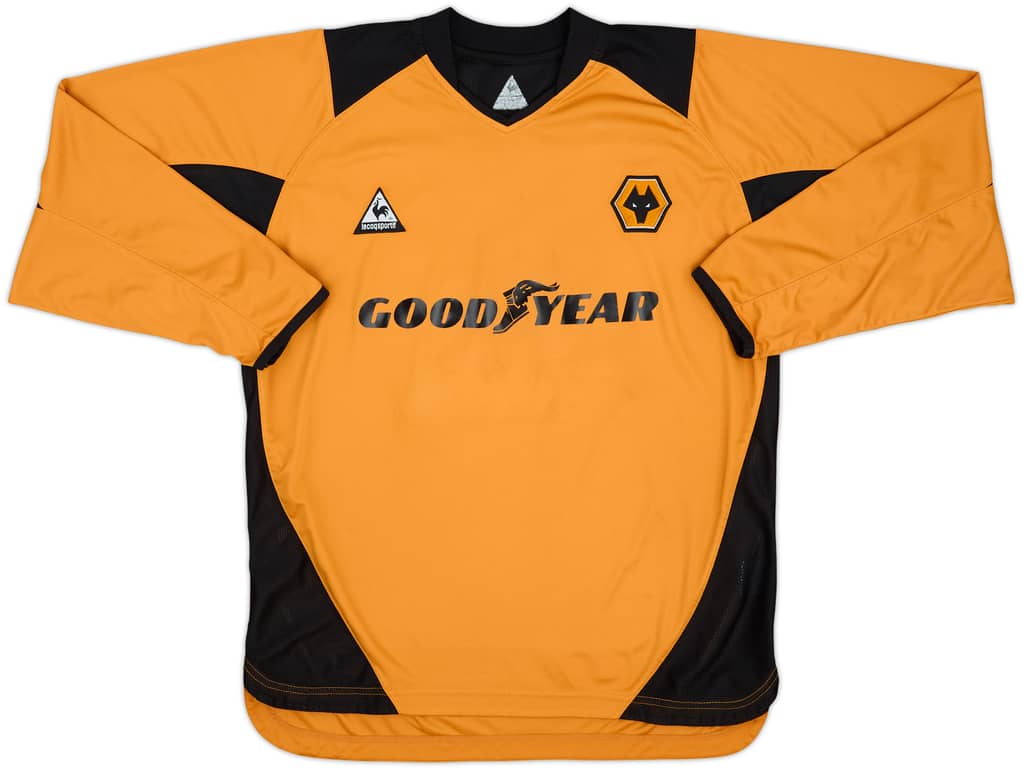 2004-06 Wolves Home L/S Shirt - 8/10 - (L)
