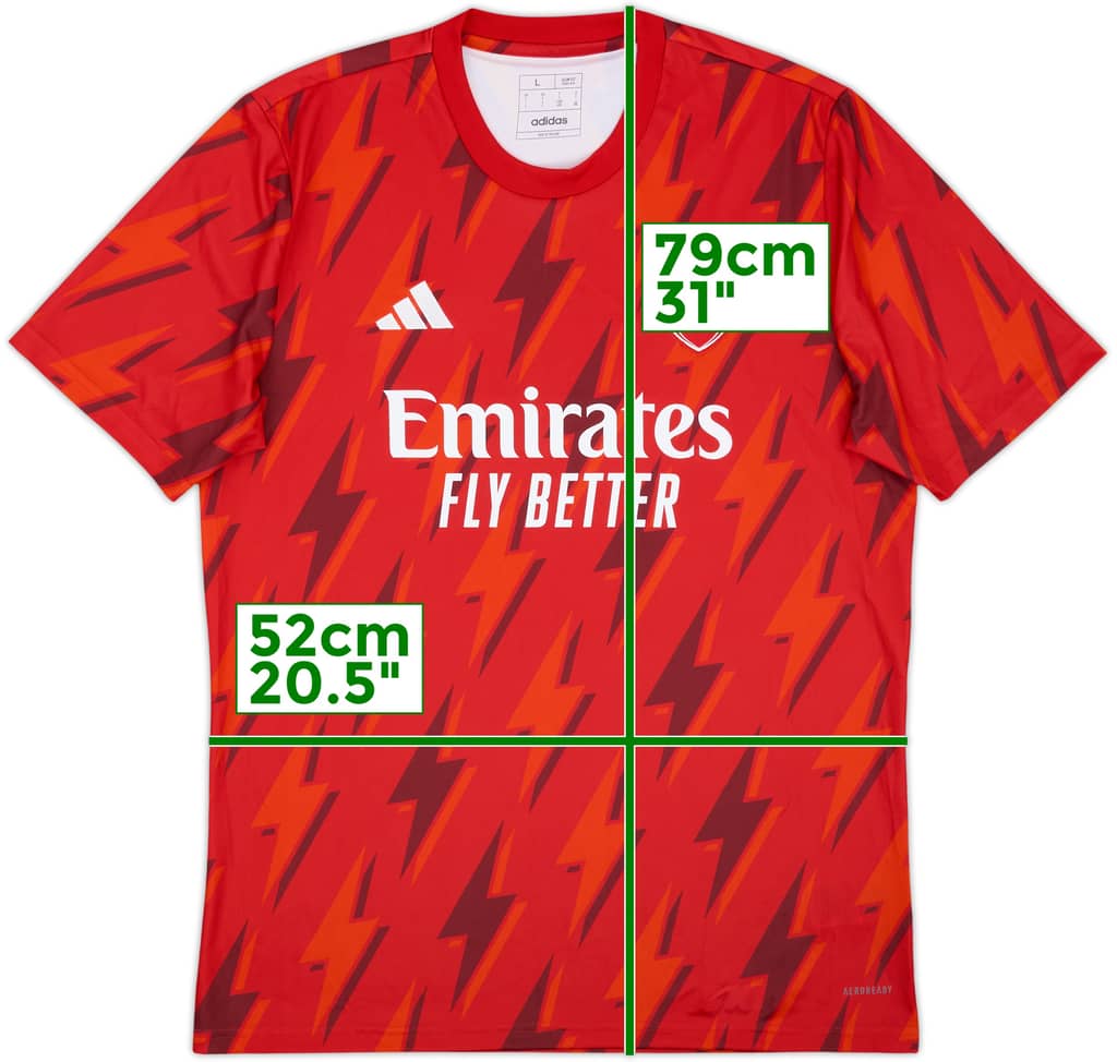 2022-23 Arsenal adidas Training Shirt - 10/10 - (L)