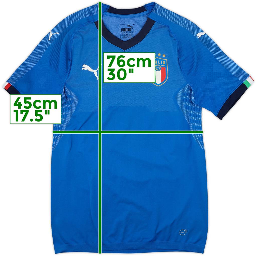 2018-19 Italy Authentic Home Shirt - 6/10 - (XL)