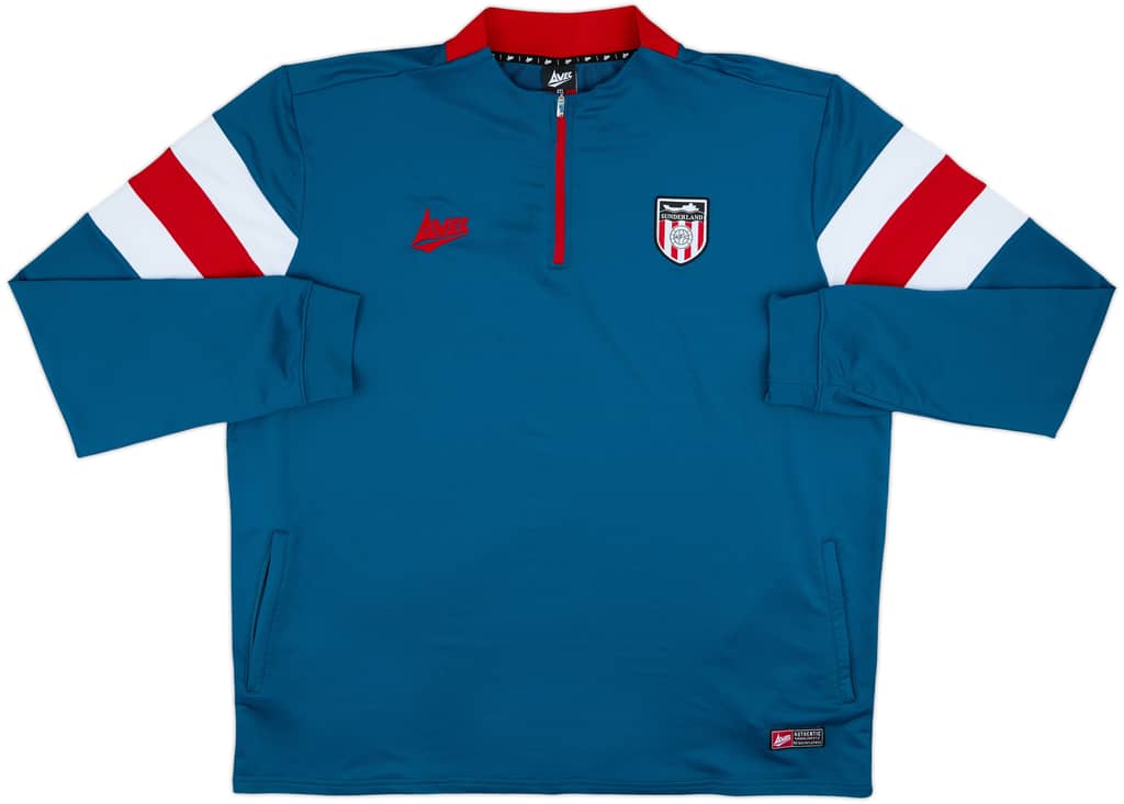 2010s Sunderland Avec 1/4 Zip Drill Top - 8/10 - (4XL)