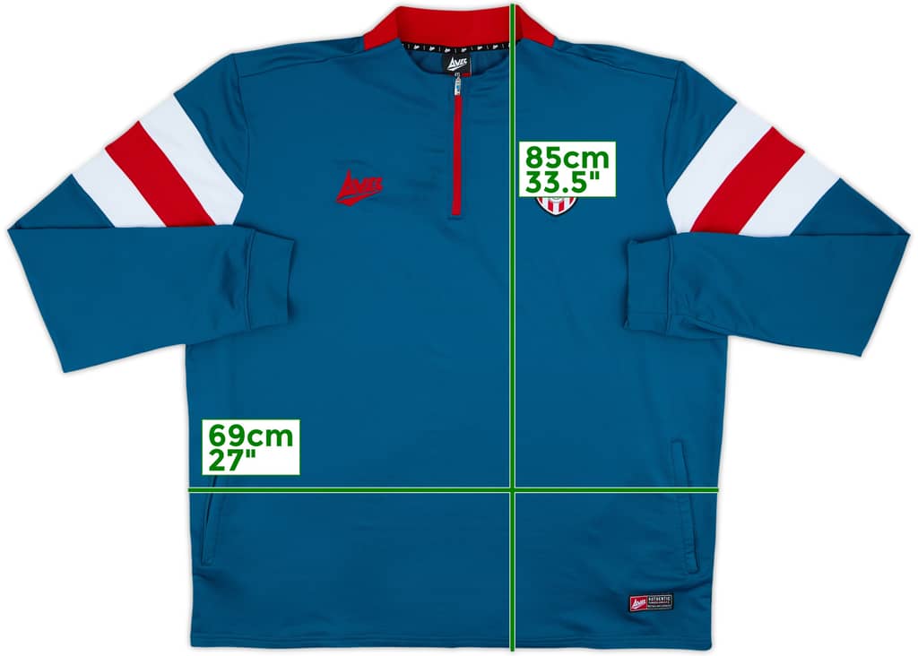 2010s Sunderland Avec 1/4 Zip Drill Top - 8/10 - (4XL)