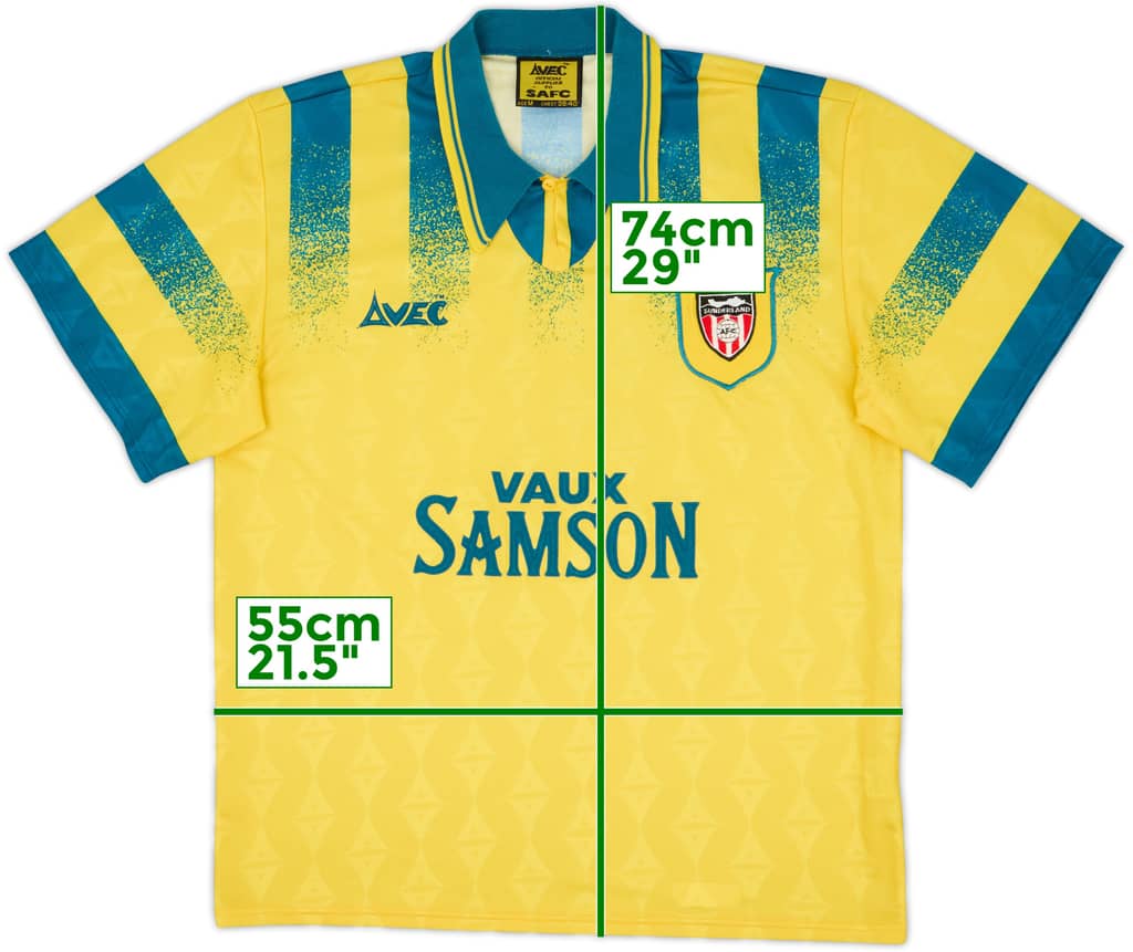1995-97 Sunderland Away Shirt - 9/10 - (M)