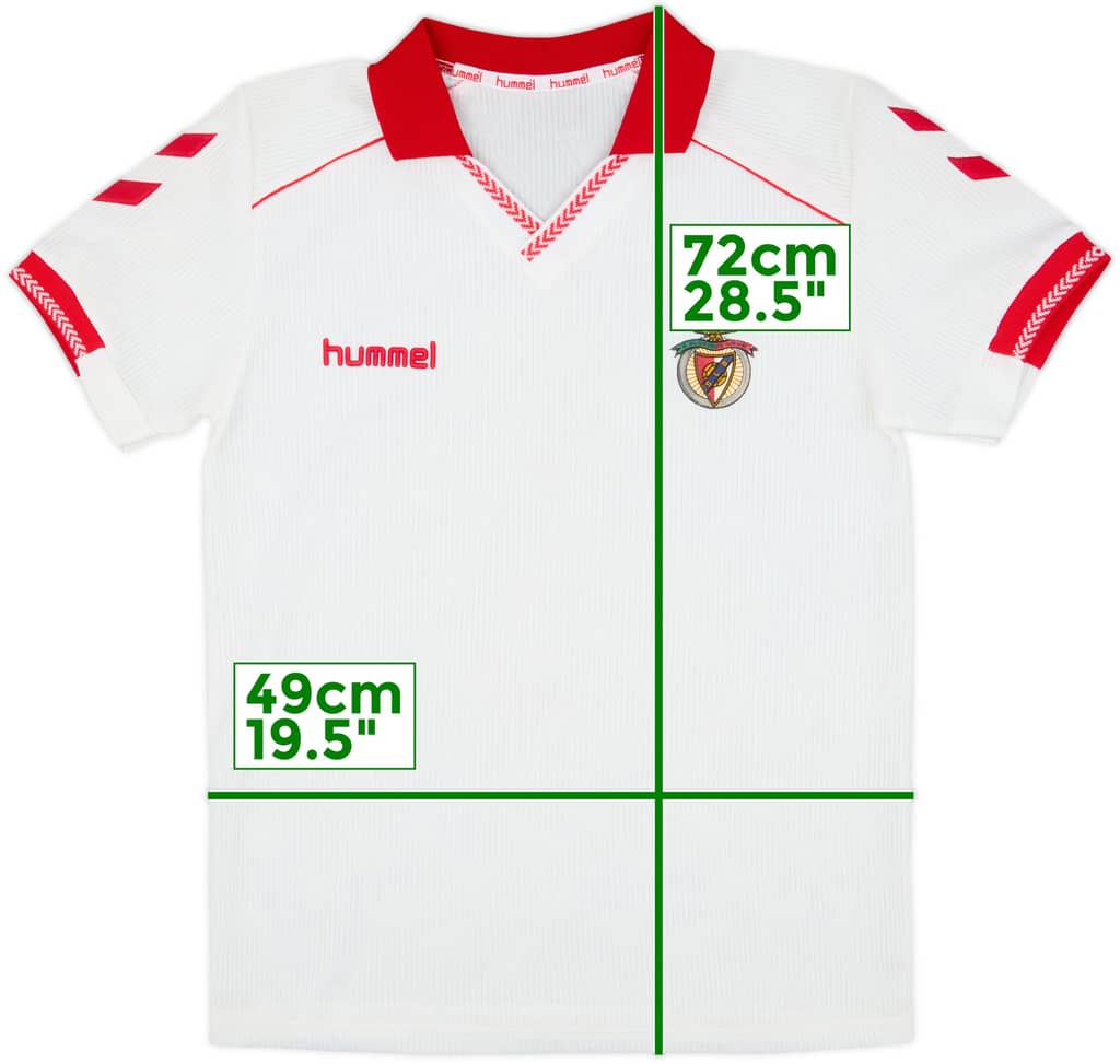 1991-92 Benfica Away Shirt - 8/10 - (M)