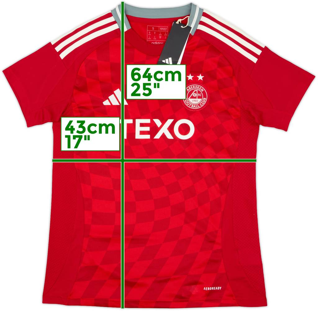 2024-25 Aberdeen Home Shirt (Women's S)