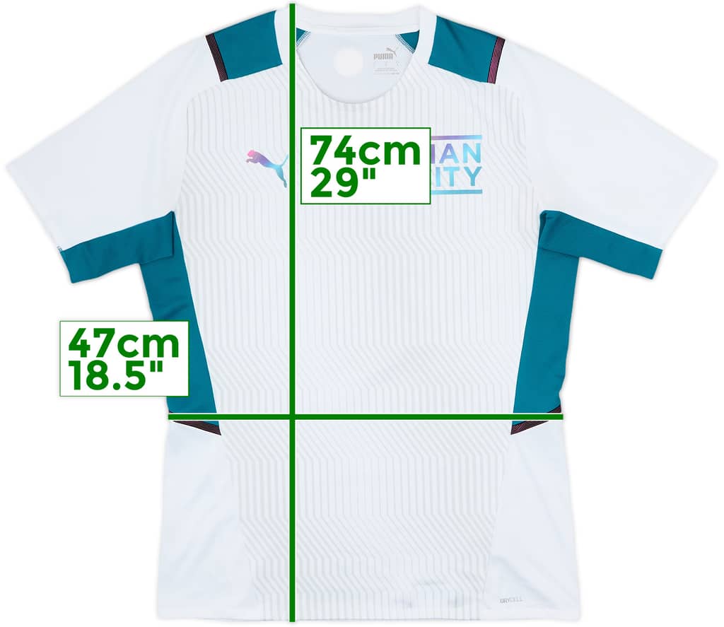 2021-22 Manchester City Puma Training Shirt - 9/10 - (L)