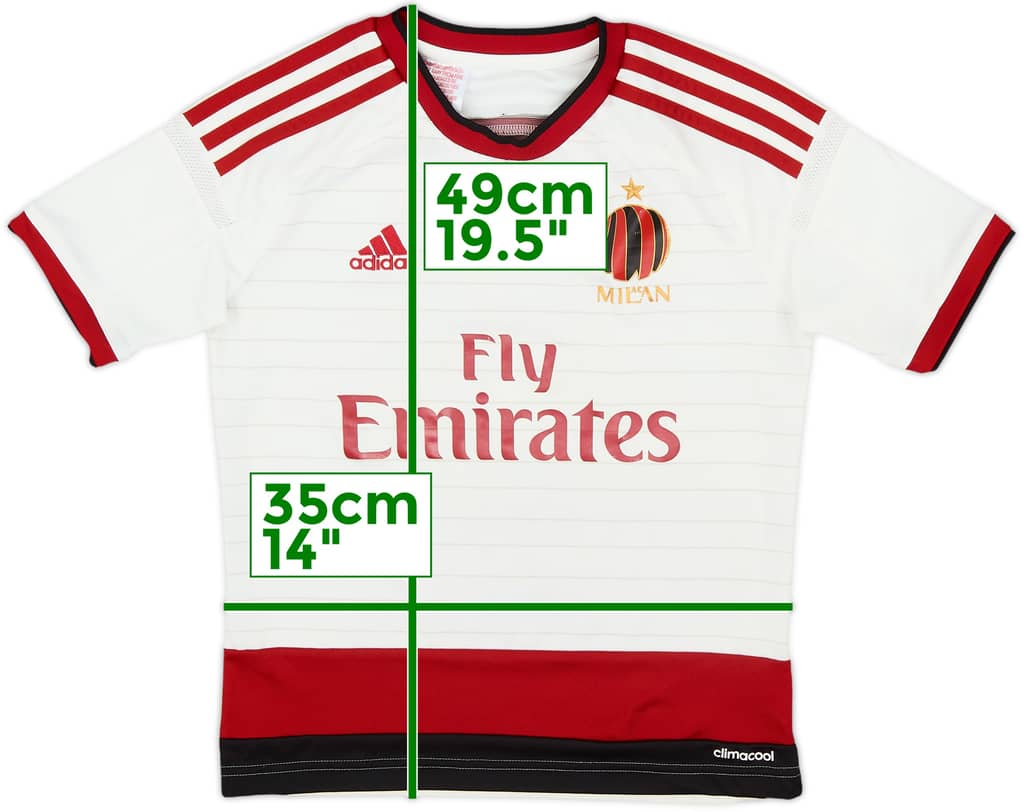 2014-15 AC Milan Away Shirt - 6/10 - (S.Boys)