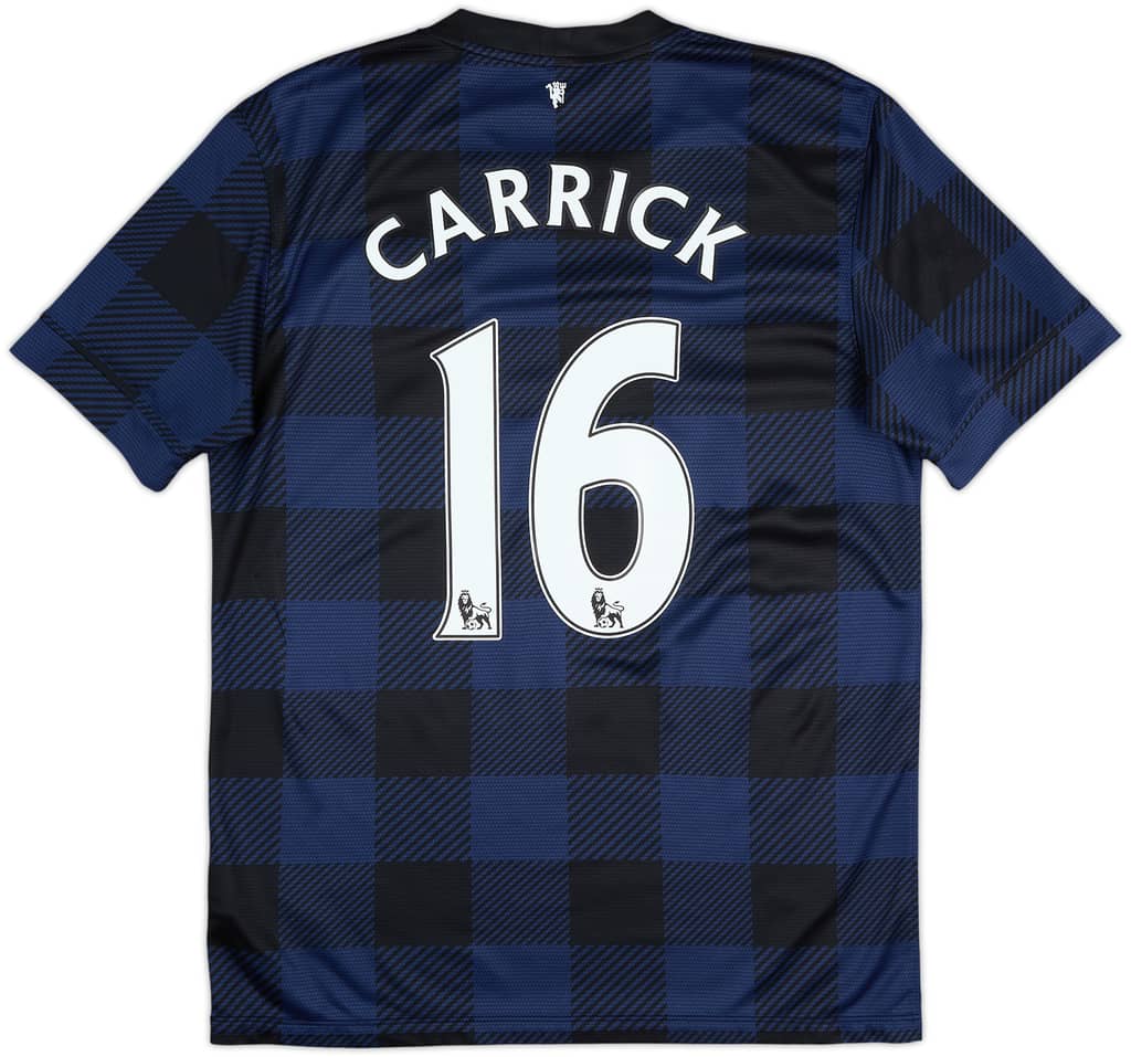 2013-14 Manchester United Away Shirt Carrick #16