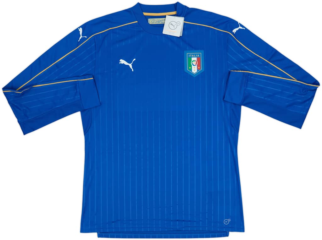 2016-17 Italy Home L/S Shirt (XL)