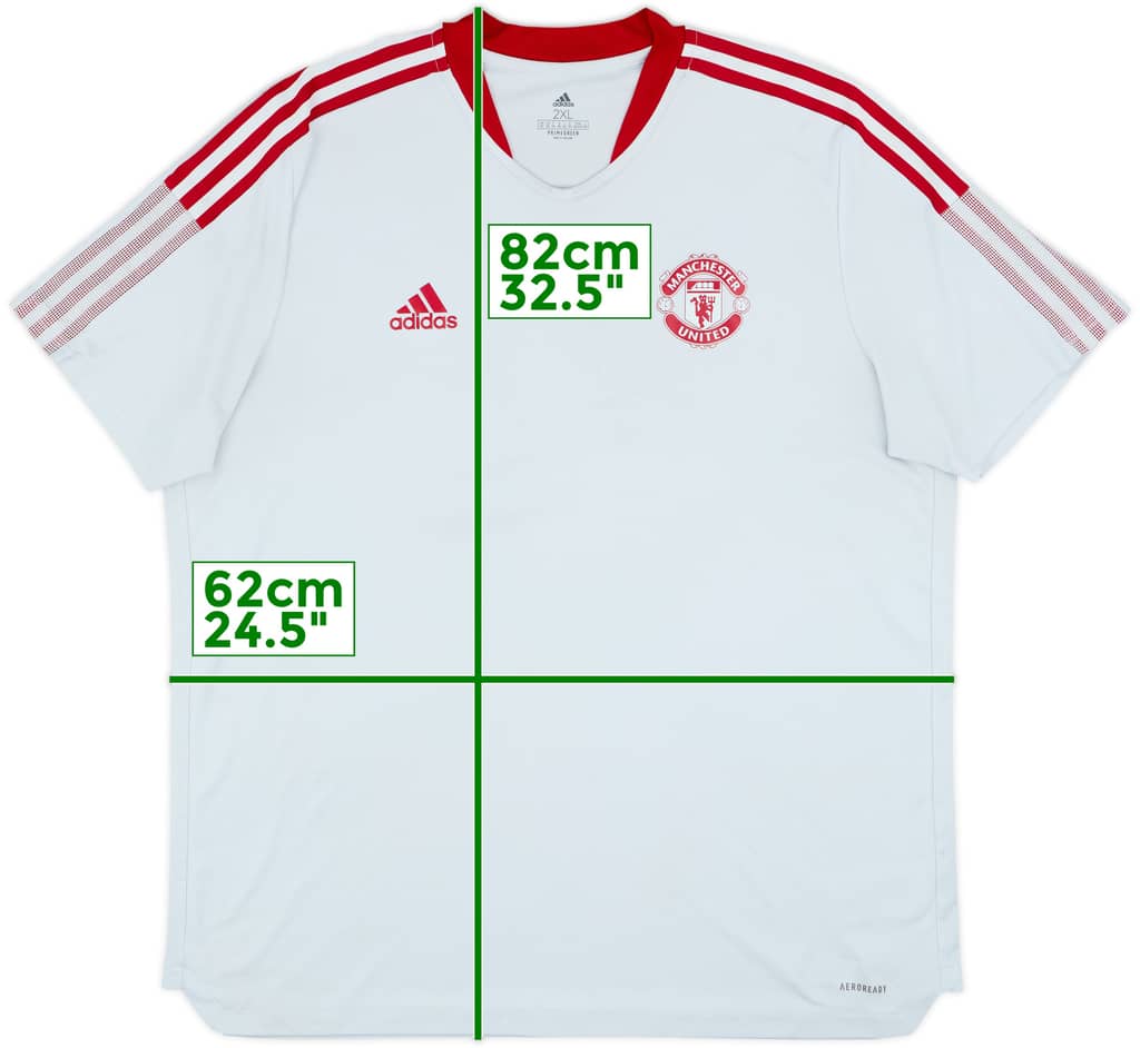 2021-22 Manchester United adidas Training Shirt - 5/10 - (XXL)