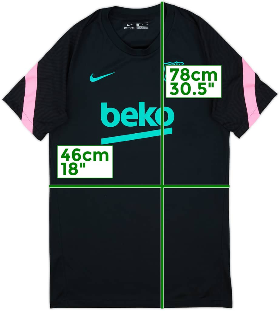 2020-21 Barcelona Nike Training Shirt - 10/10 - (S)
