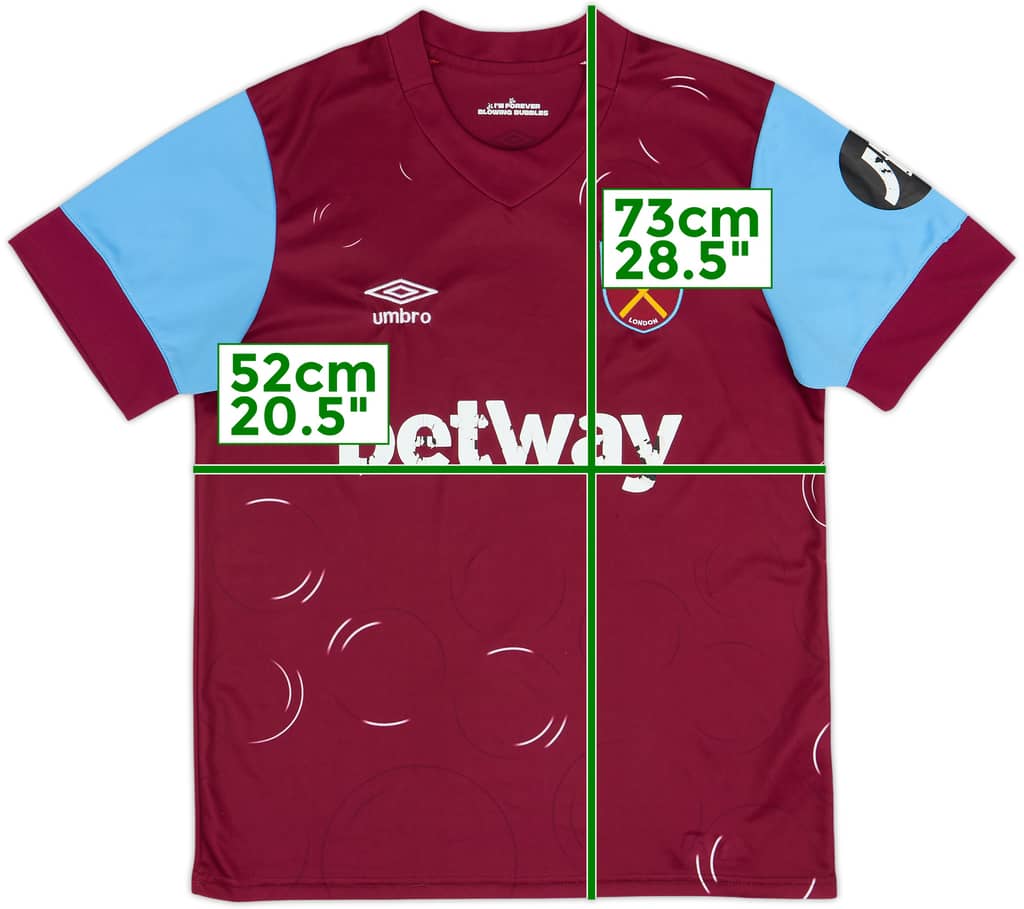 2023-24 West Ham United Home Shirt - 4/10 - (L)