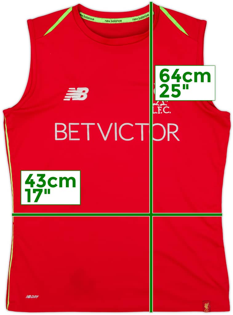 2018-19 Liverpool New Balance Training Vest - 6/10 - (S)