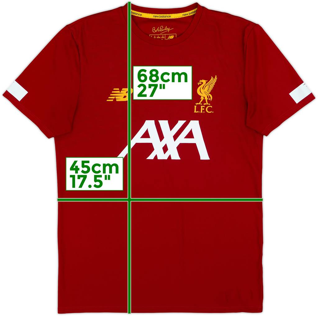 2019-20 Liverpool New Balance Training Shirt - 8/10 - (S)