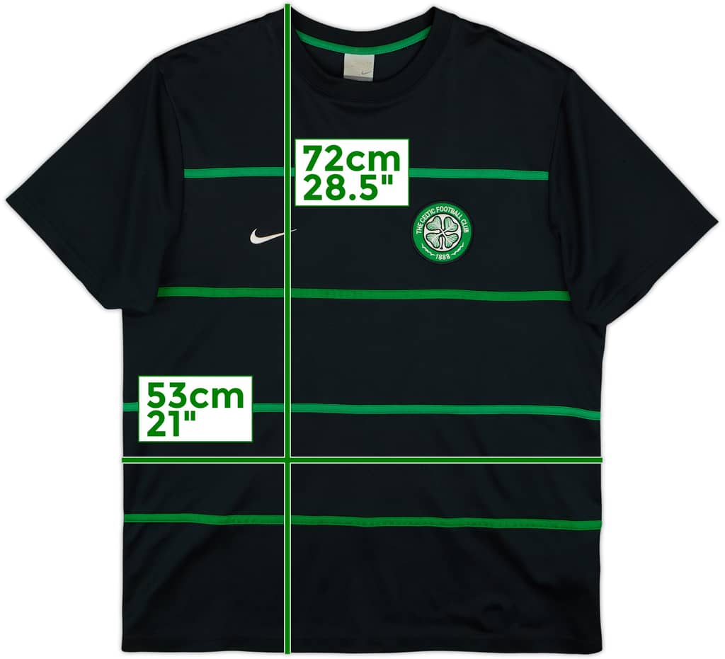 2006-07 Celtic Nike Training Shirt - 8/10 - (L)