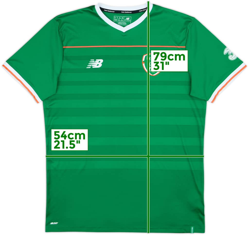 2017-18 Ireland New Balance Training Shirt - 8/10 - (XL)