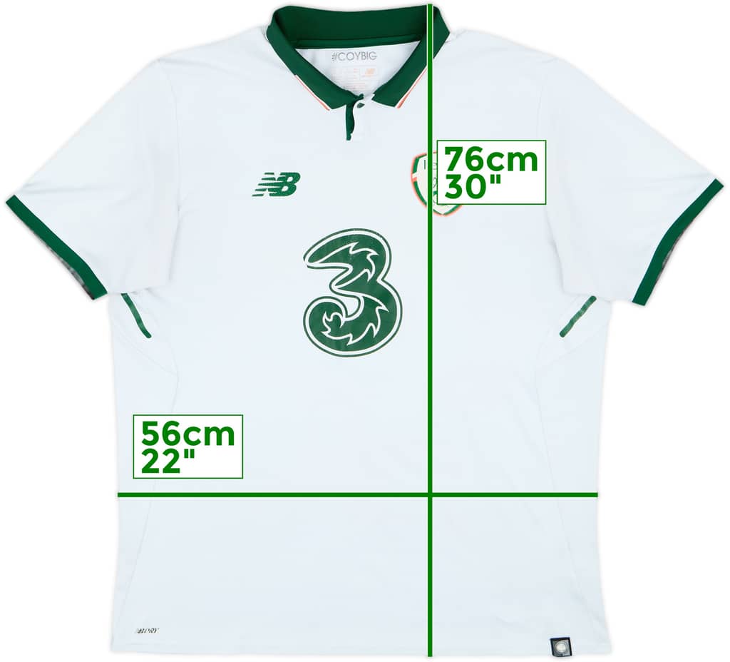 2017-18 Ireland Away Shirt - 5/10 - (XL)