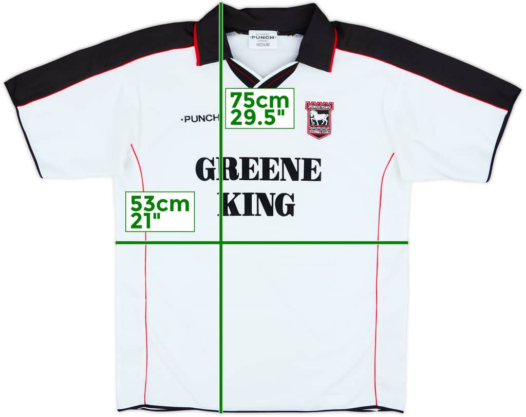 2001-02 Ipswich Away Shirt - 8/10 - (M)
