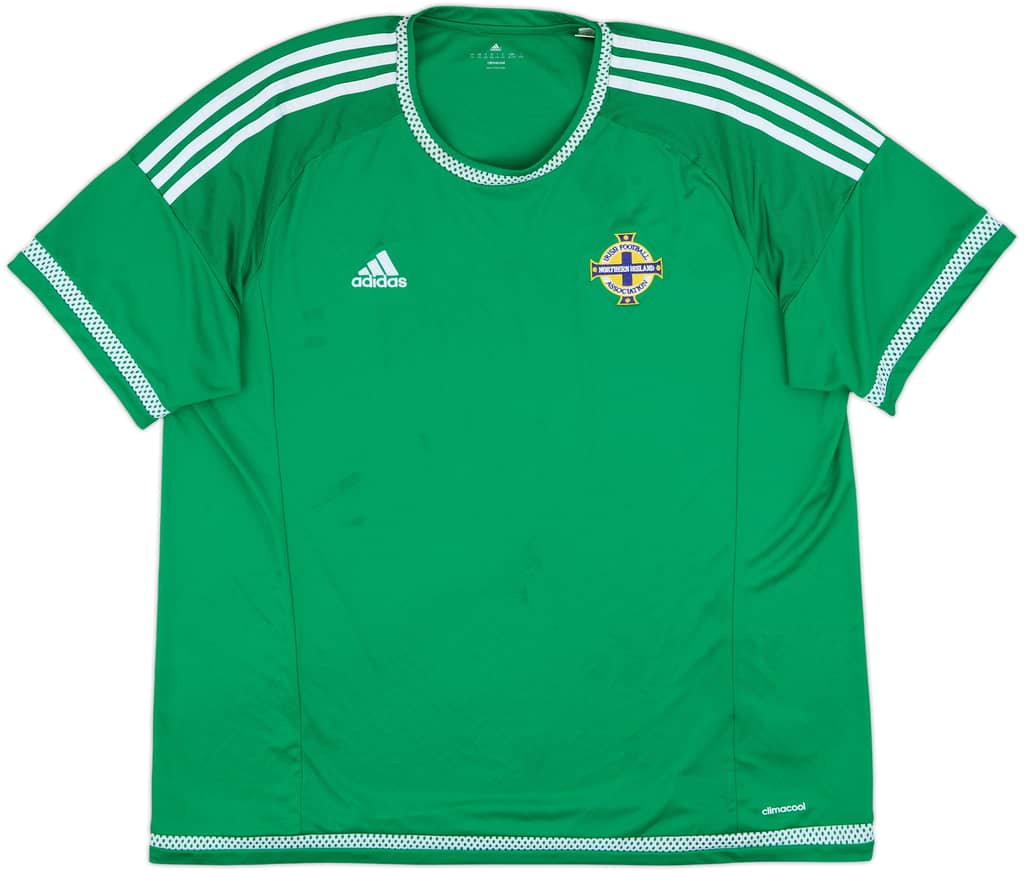 2015 Northern Ireland Home Shirt - 8/10 - (XXL)