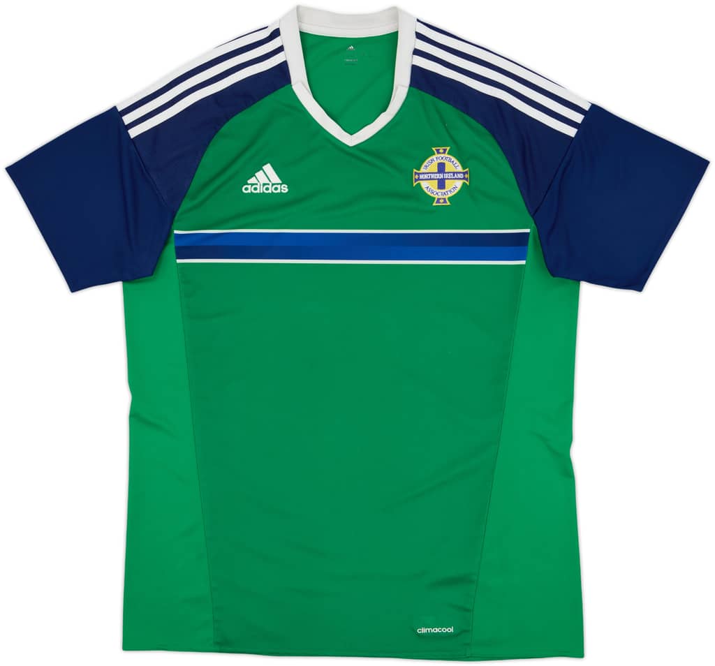 2016-17 Northern Ireland Home Shirt - 8/10 - (L)