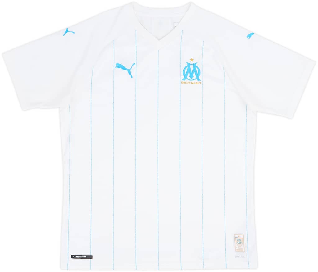 2019-20 Olympique Marseille Home Shirt - 7/10 - (L)
