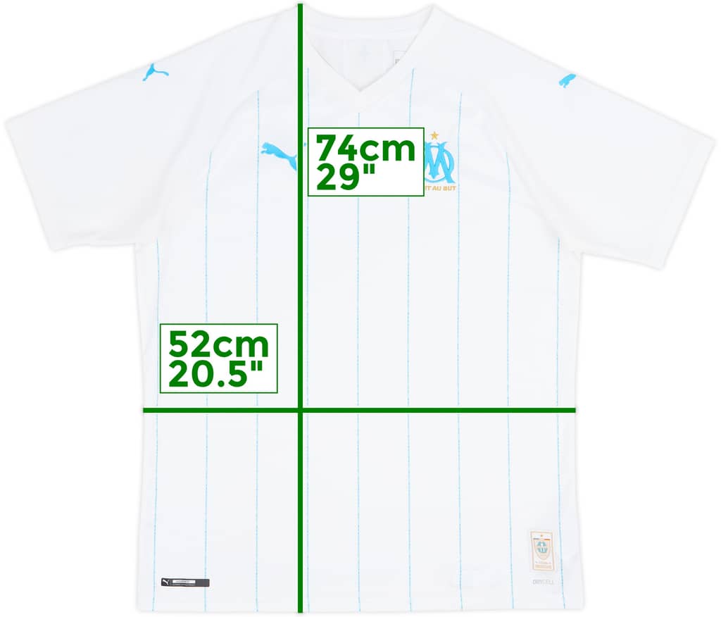 2019-20 Olympique Marseille Home Shirt - 7/10 - (L)