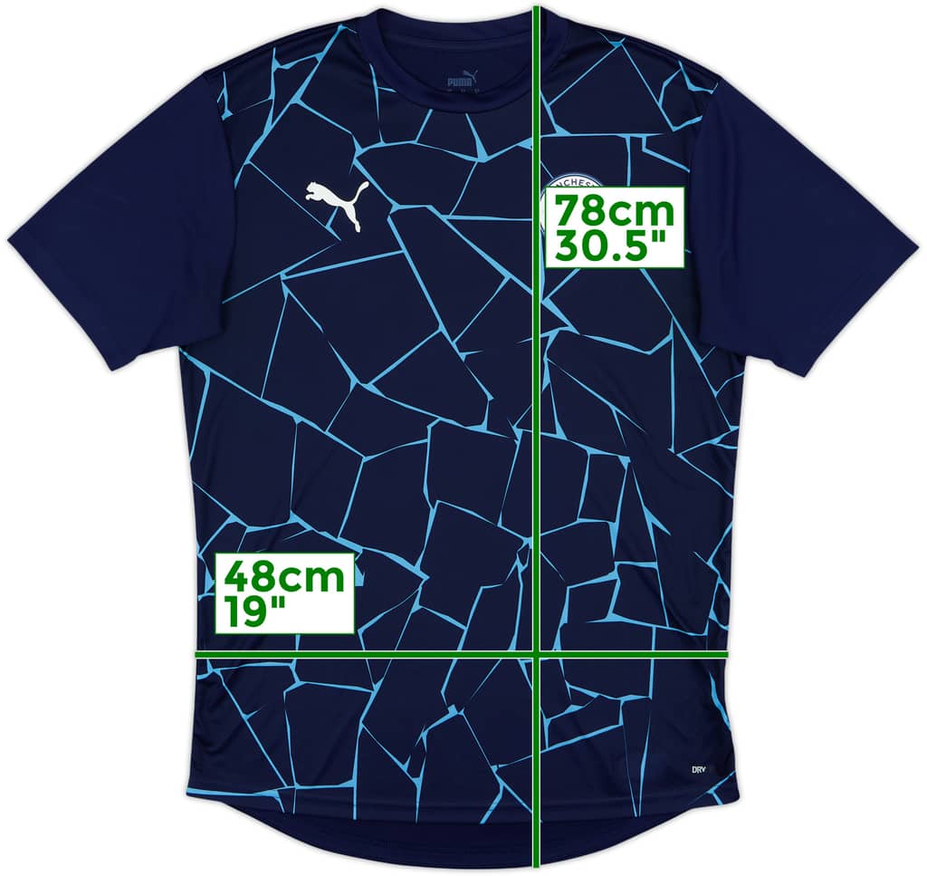 2019-20 Manchester City Puma Training Shirt - 8/10 - (L)