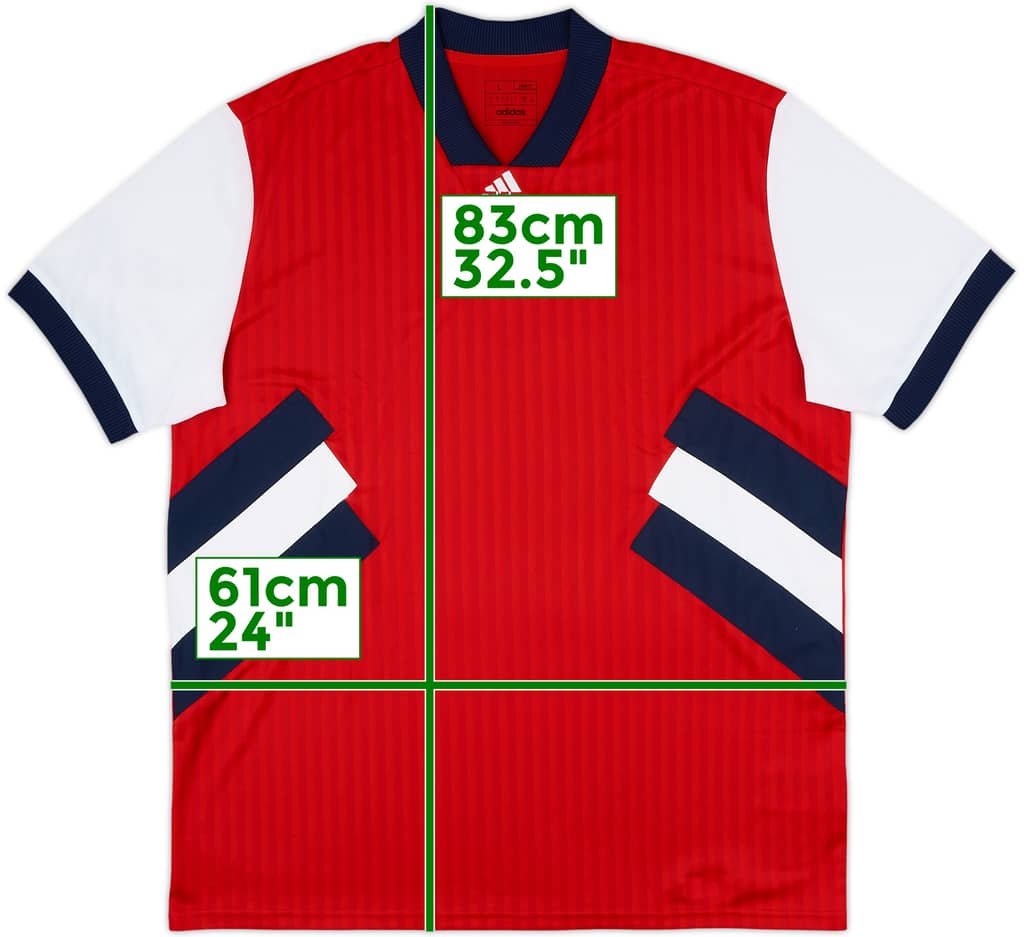 2022-23 Arsenal adidas Icons Training Shirt - 8/10 - (L)