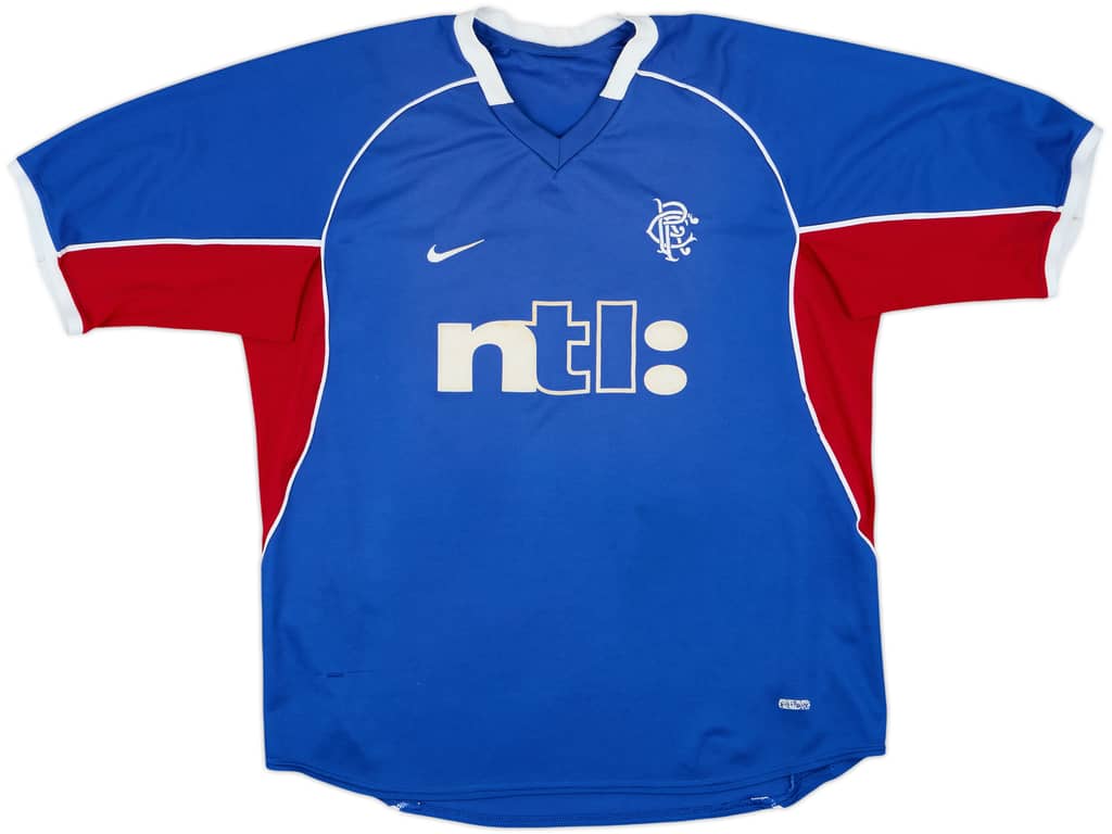 2001-02 Rangers Home Shirt - 6/10 - (L)