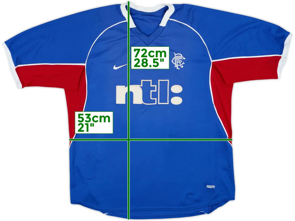 2001-02 Rangers Home Shirt - 6/10 - (L)