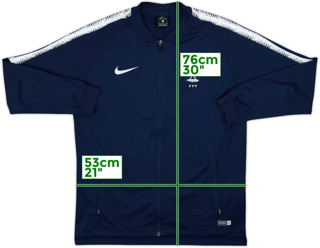 2018-19 France Nike Track Jacket - 8/10 - (L)