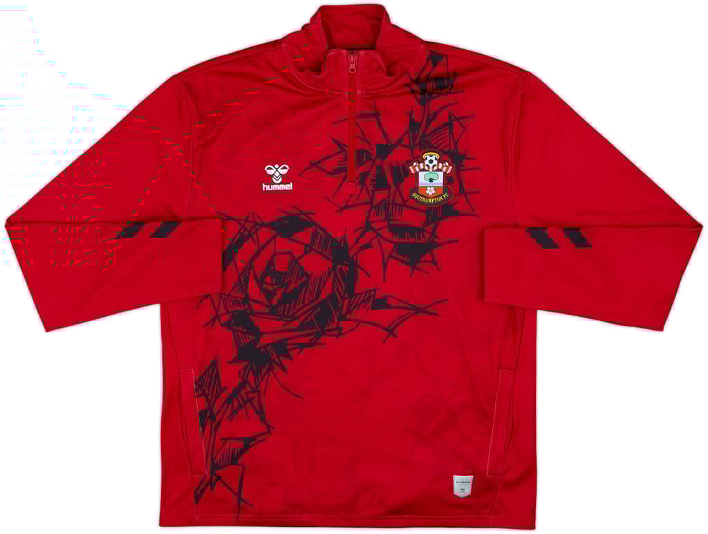 2021-22 Southampton Hummel 1/4 Zip Drill Top - 8/10 - (L)