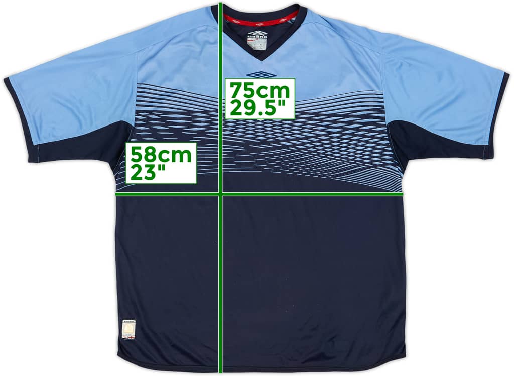 Camiseta Umbro de entrenamiento de Inglaterra 2003-04 - 8/10 - (XL)