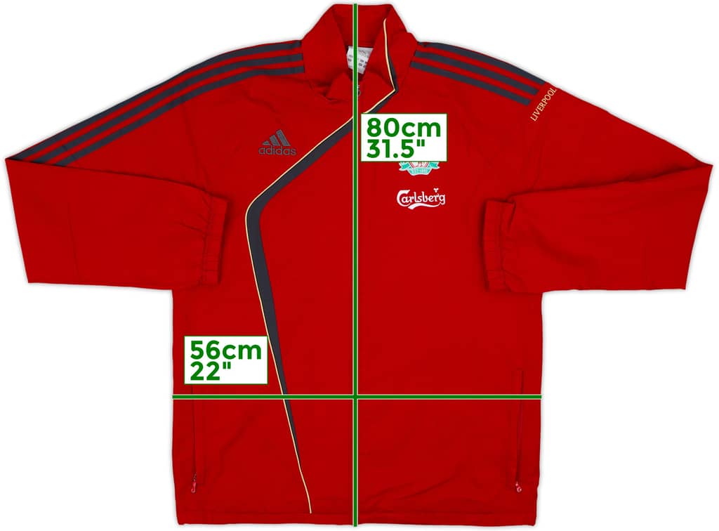 2009-10 Liverpool adidas Track Jacket - 8/10 - (M/L)