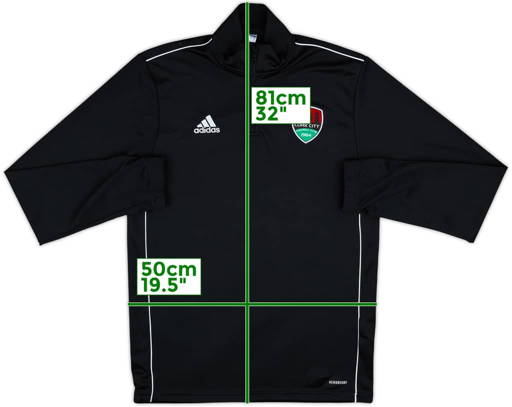 2021-22 Cork City adidas 1/4 Zip Drill Top - 8/10 - (M)