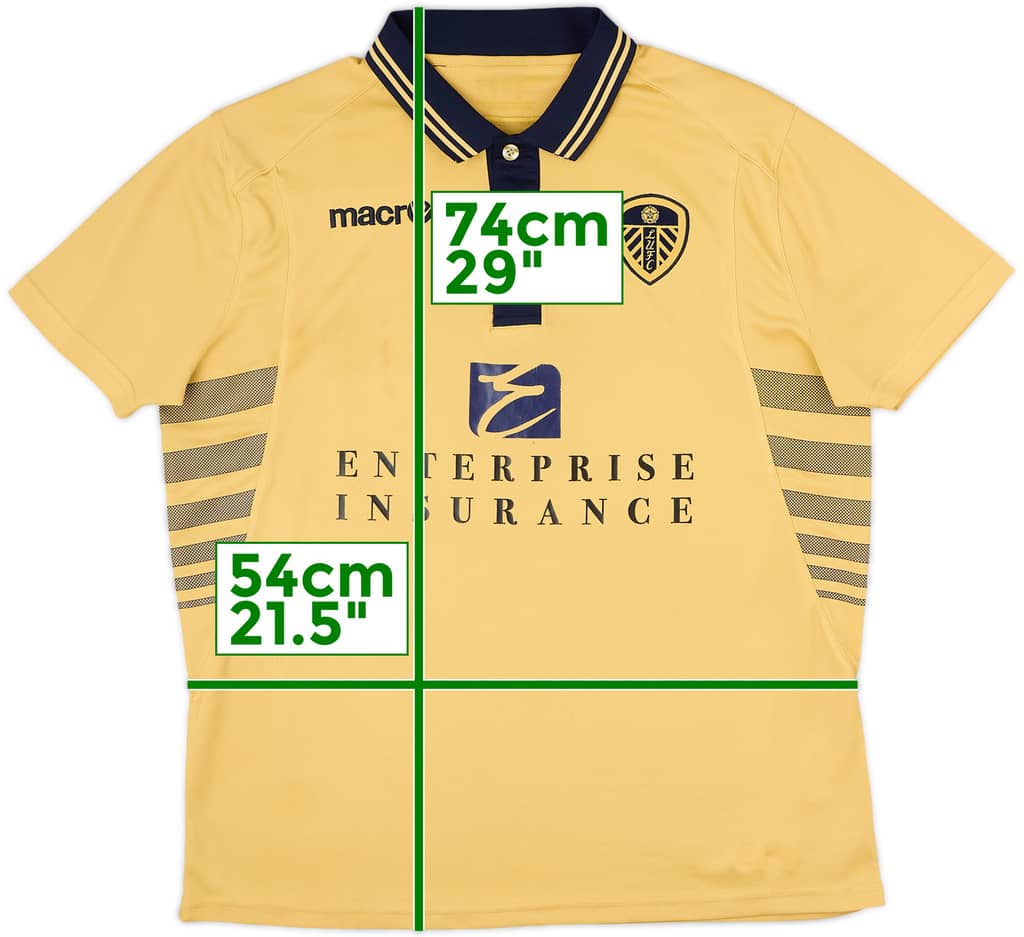 2013-14 Leeds Macron Polo Shirt - 7/10 - (M)