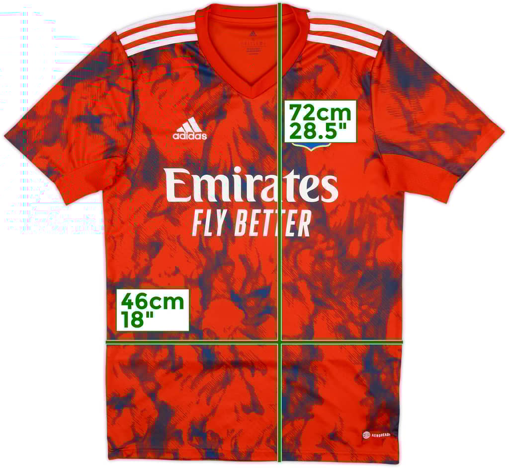 2022-23 Lyon Away Shirt - 7/10 - (S)