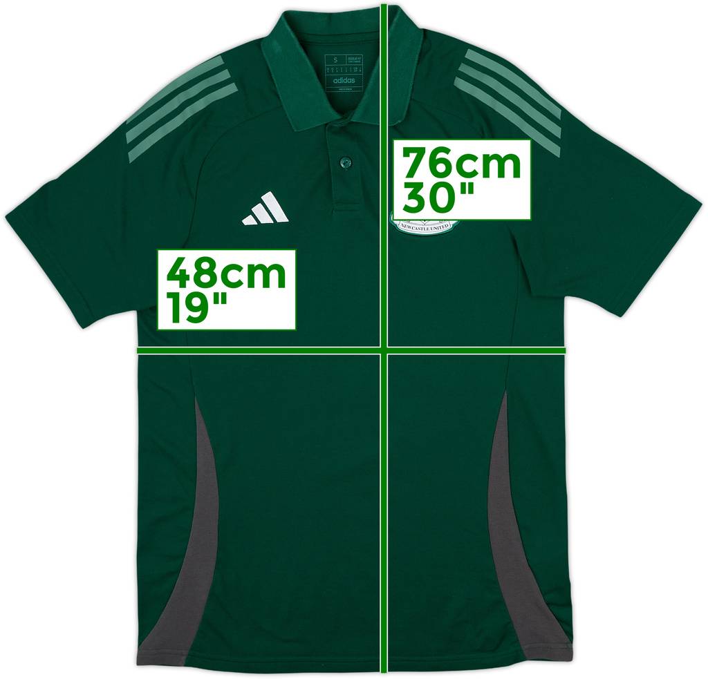 2024-25 Newcastle United adidas Polo Shirt - 10/10 - (S)