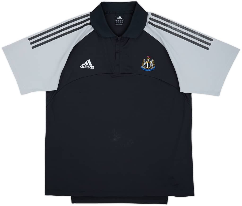 2002-03 Newcastle United adidas 1/4 Zip Polo Shirt - 7/10 - (L/XL)