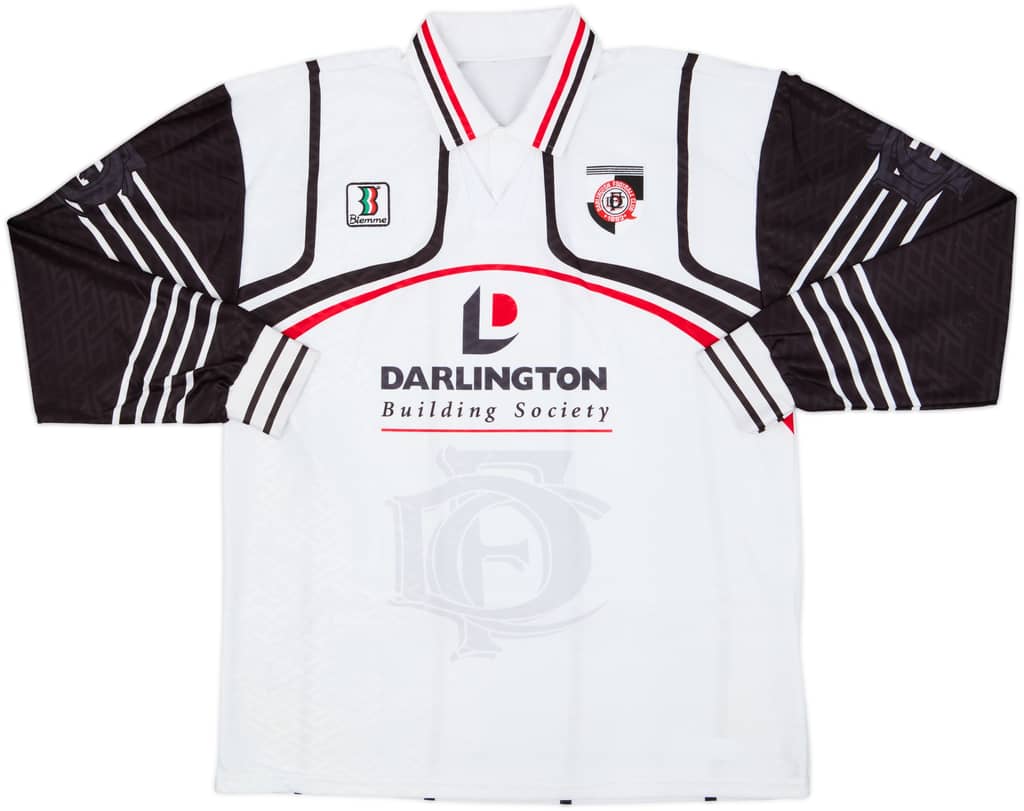 1998-99 Darlington Home L/S Shirt - 9/10 - (M)