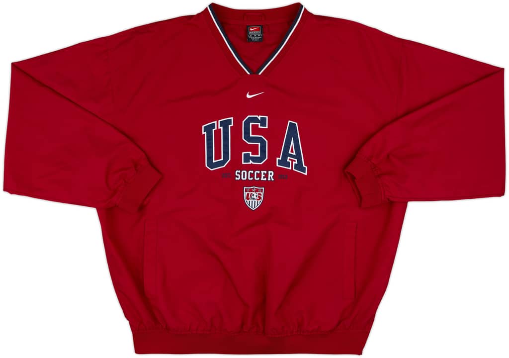 2002-03 USA Nike Drill Top - 10/10 - (XL)